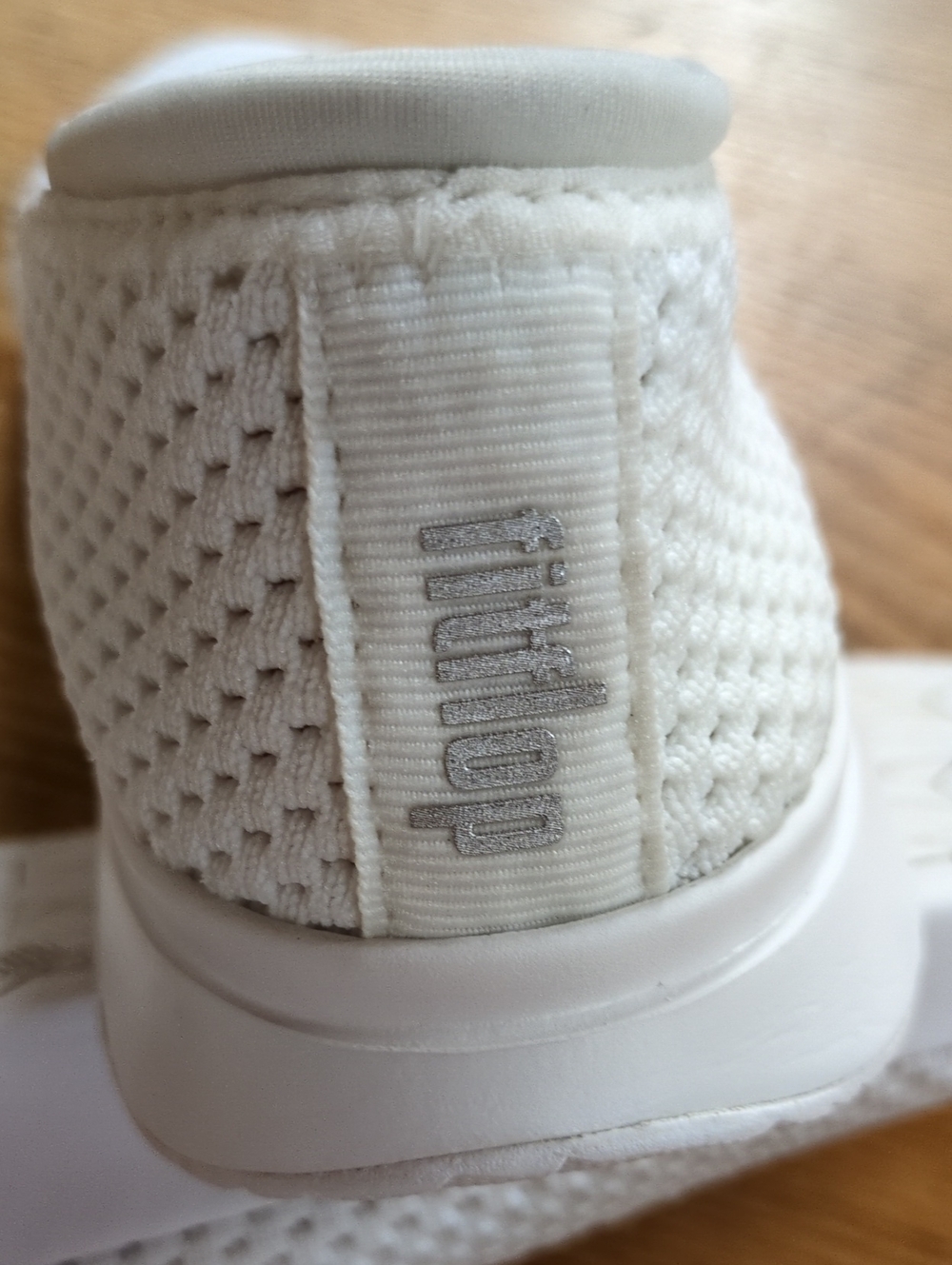 FitFlop Airmesh Ballerinas Urban White Slip On's Size 7 - Picture 7 of 14